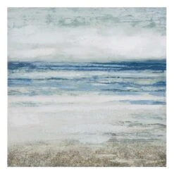 Ty Pennington Abstract Sea Canvas Wall Art, 30"