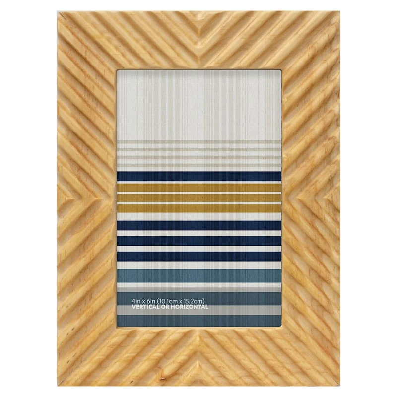 Ty Pennington Carved Wooden Frame, 4x6