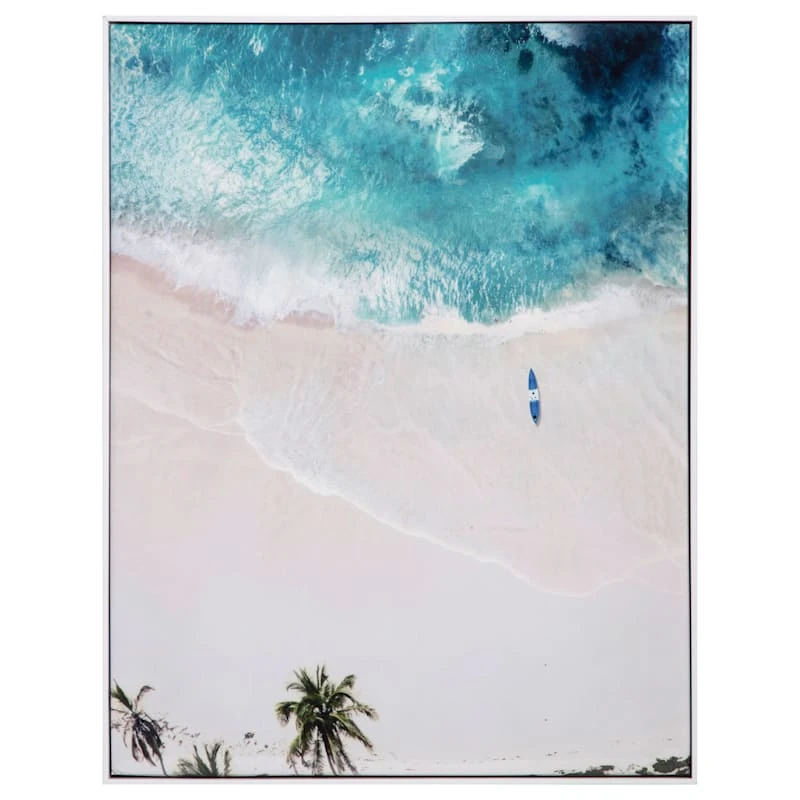Ty Pennington Framed Beach Canvas Wall Art, 22x28