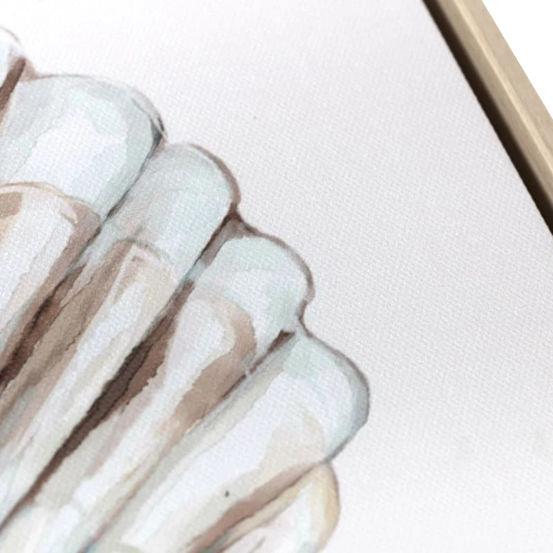 Ty Pennington Framed Shell Canvas Wall Art, 12" - Image 4