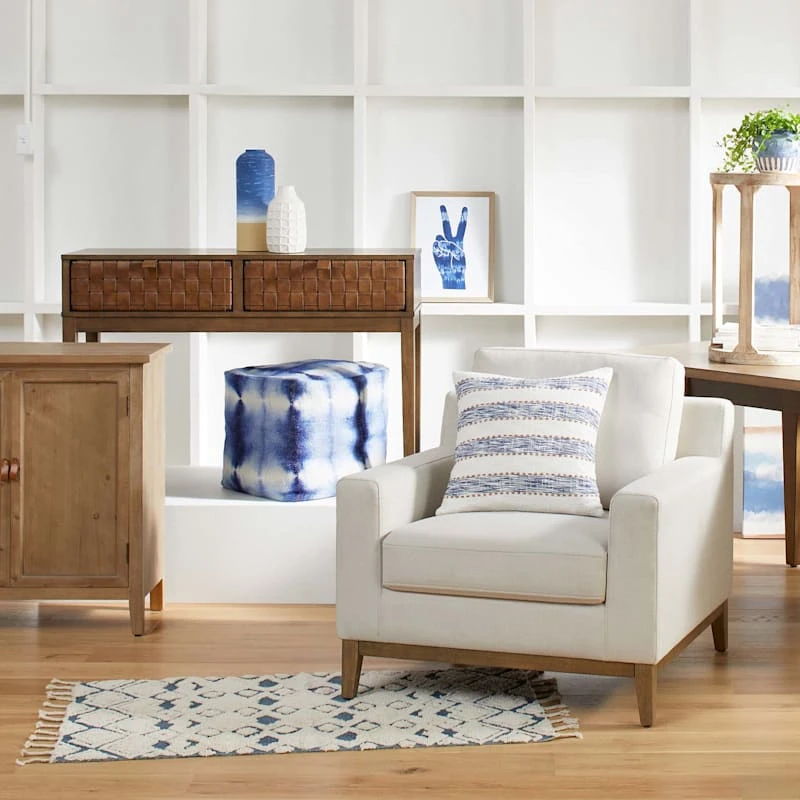 Ty Pennington Glass Framed Peace Sign Print Wall Art, 12x16 - Image 4