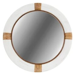 Ty Pennington Nautical Round Wall Mirror, 24"