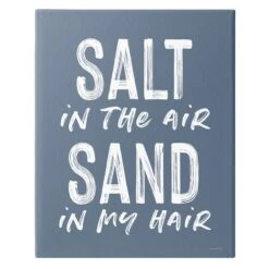 Ty Pennington Salt In The Air Sand In My Hair Canvas Wall Art, 16x12