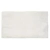 White Faux Fur Shag Flokati Accent Rug, 27x45