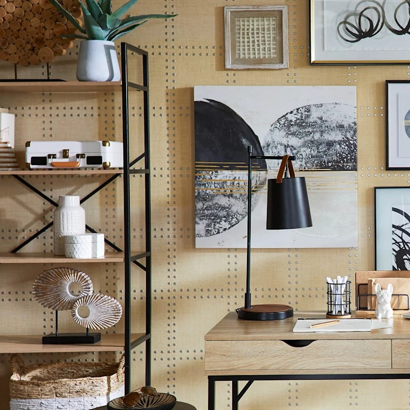 White Round Decorative Box, 6" - Image 2