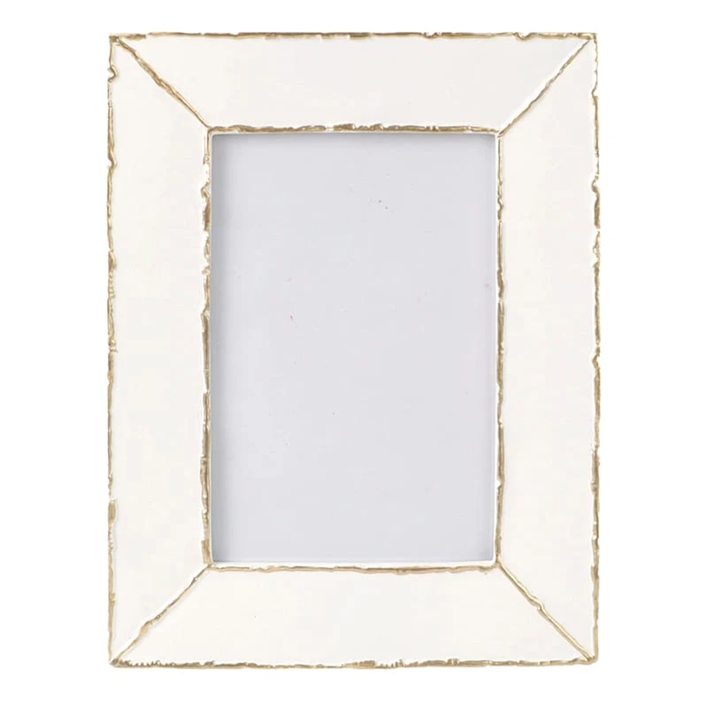 White Tabletop Photo Frame, 4x6