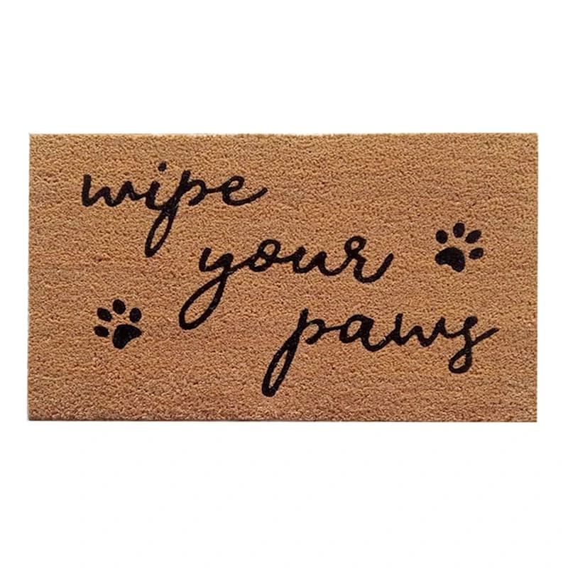 Wipe Your Paws Coir Mat, 18x27